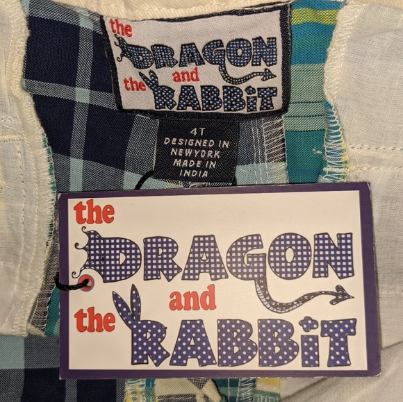The Dragon and The Rabbit Patchwork Shorts - Picture 5 of 5